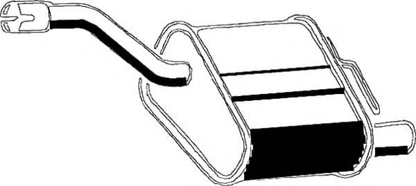 07.137 Asmet Глушник вихлопних газів кінцевий для Ford Focus