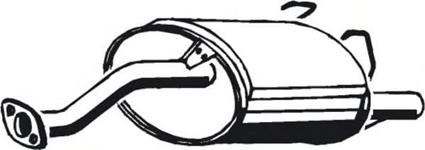 13.017 Asmet Глушитель выхлопных газов конечный для Honda Civic