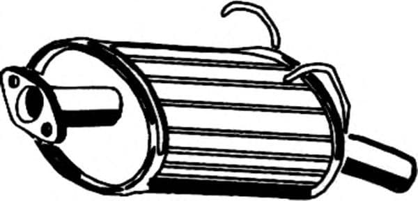 13.019 Asmet Глушитель выхлопных газов конечный для Honda CR-V