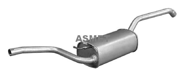 07268 Asmet Глушитель выхлопных газов конечный