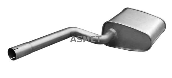 03120 Asmet Глушитель выхлопных газов конечный