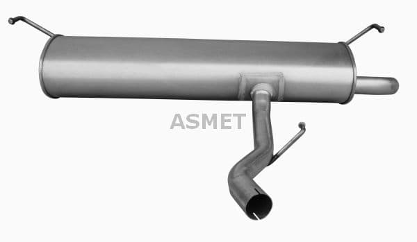 14038 Asmet Глушник вихлопних газів кінцевий для Nissan Qashqai