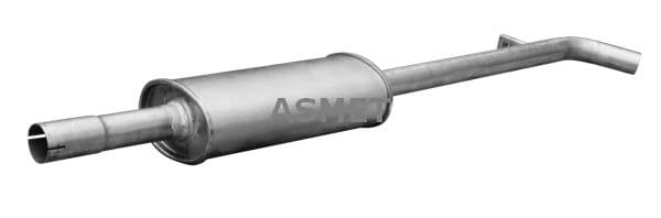 10131 Asmet Средний глушитель выхлопных газов