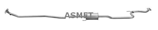 20042 Asmet Середній глушник вихлопних газів для Toyota Yaris