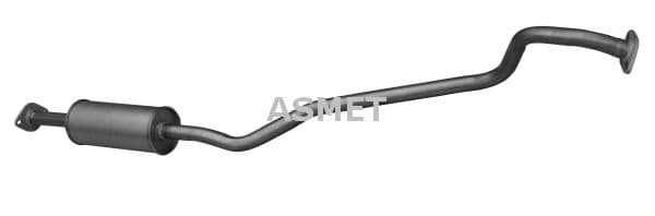 14027 Asmet Средний глушитель выхлопных газов для Nissan Almera