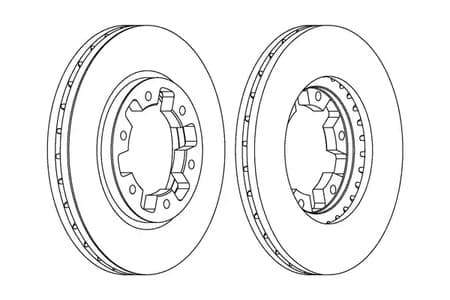 561523ch Champion Тормозной диск