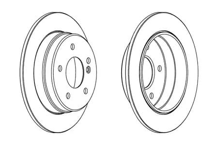561698CH Champion Гальмівний диск для Mercedes C-Class