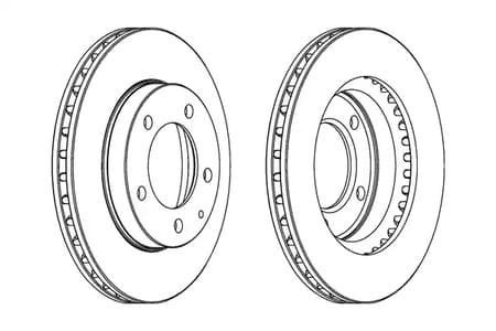 561716CH Champion Тормозной диск