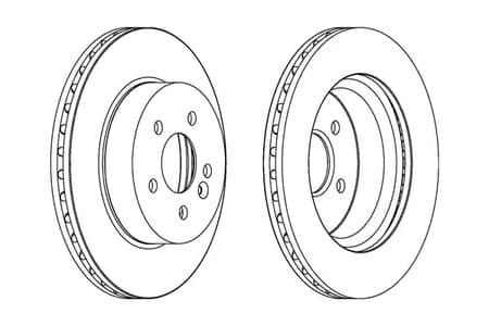 562099CH Champion Гальмівний диск для Mercedes M-Class