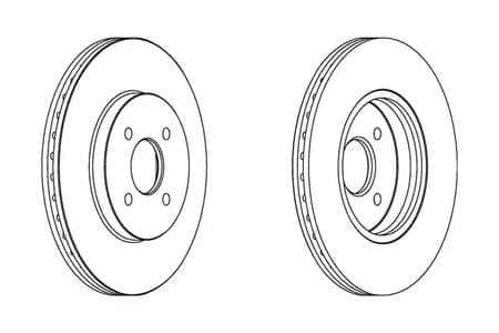 562206ch Champion Гальмівний диск для Ford Focus