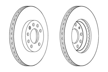562216CH Champion Гальмівний диск