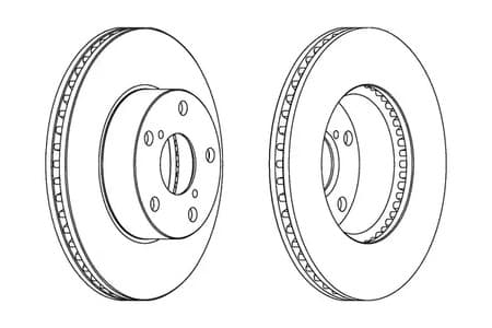 562269CH Champion Гальмівний диск для Toyota RAV4