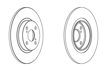 562412CH Champion Гальмівний диск для Toyota Corolla