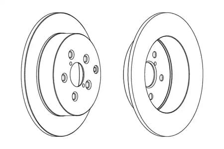562418CH Champion Тормозной диск для Toyota Avensis