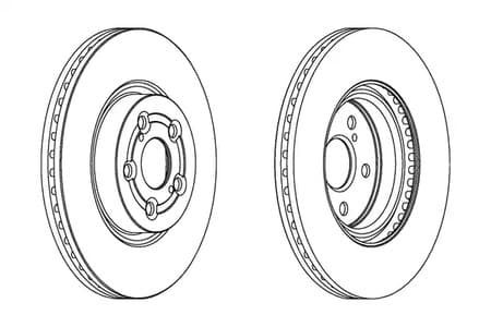 562439CH Champion Тормозной диск для Toyota Avensis