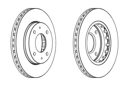 562459ch Champion Тормозной диск
