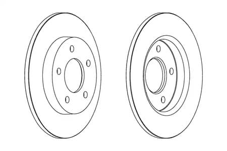 562560CH Champion Тормозной диск для Mazda 3