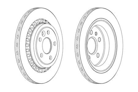 562605ch Champion Тормозной диск для Volvo XC60
