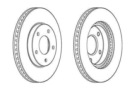 562820CH Champion Тормозной диск