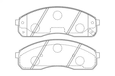 572532ch Champion Тормозные колодки