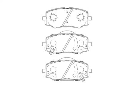 572609ch Champion Гальмівні колодки для Hyundai i20