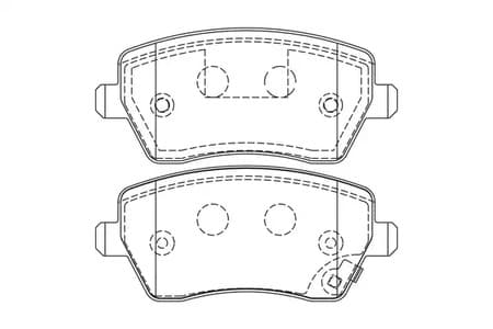 573255CH Champion Тормозные колодки