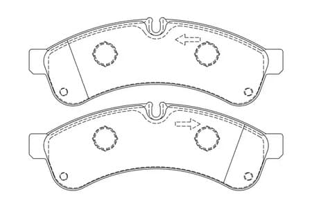 573742ch Champion Тормозные колодки