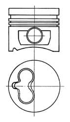92006800 Kolbenschmidt Поршень двигуна