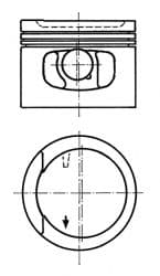 91128600 Kolbenschmidt Поршень двигателя