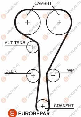 1633131780 Eurorepar Ремінь ГРМ