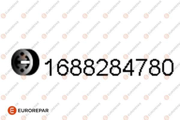 1688284780 Eurorepar Кронштейн кріплення вихлопної магістралі