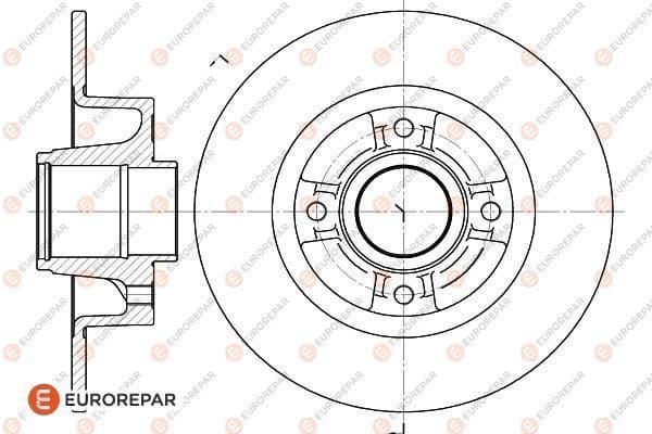 1618871380 Eurorepar Гальмівний диск