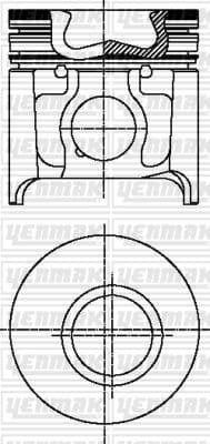 3103690040 Yenmak Поршень двигуна