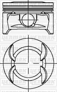 3104231000 Yenmak Поршень двигателя