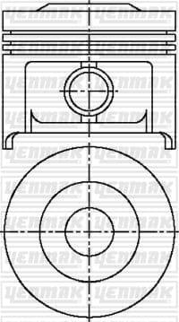 3104100000 Yenmak Поршень двигателя