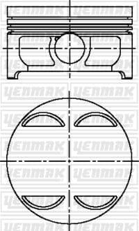 3104611000 Yenmak Поршень двигателя