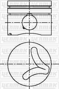 3104613000 Yenmak Поршень двигателя