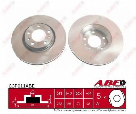C3P011ABE ABE Тормозной диск