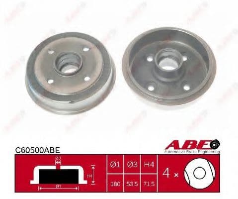 C60500ABE ABE Гальмівний барабан