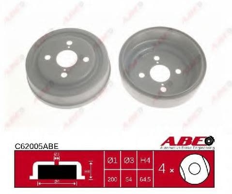 C62005ABE ABE Гальмівний барабан