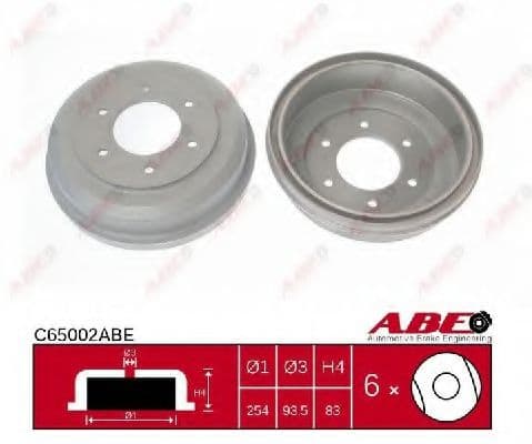 C65002ABE ABE Гальмівний барабан