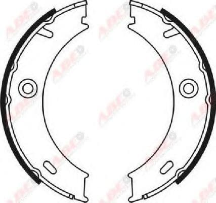 CRM003ABE ABE Колодки ручника