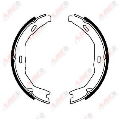 CRM011ABE ABE Колодки ручника