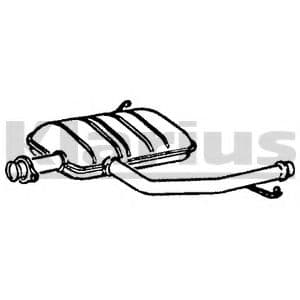 210210 Klarius Середній глушник вихлопних газів для Renault Master