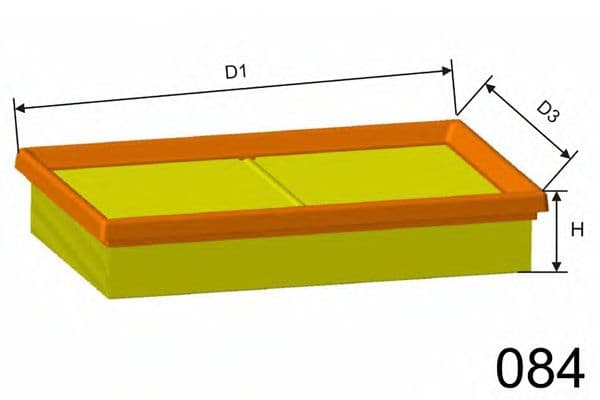 P384 Misfat Повітряний фільтр для Suzuki Swift