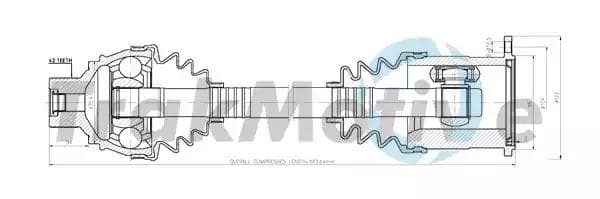 300047 TrakMotive Піввісь