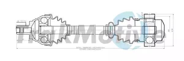 300073 TrakMotive Полуось