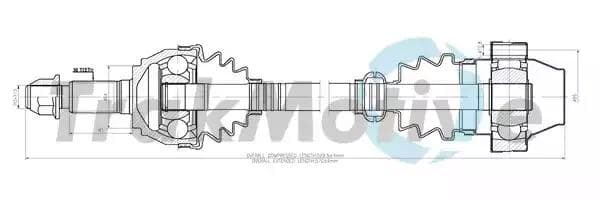 300091 TrakMotive Полуось
