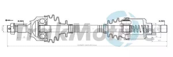 300232 TrakMotive Полуось