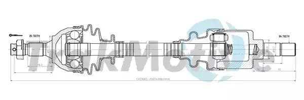 300297 TrakMotive Полуось